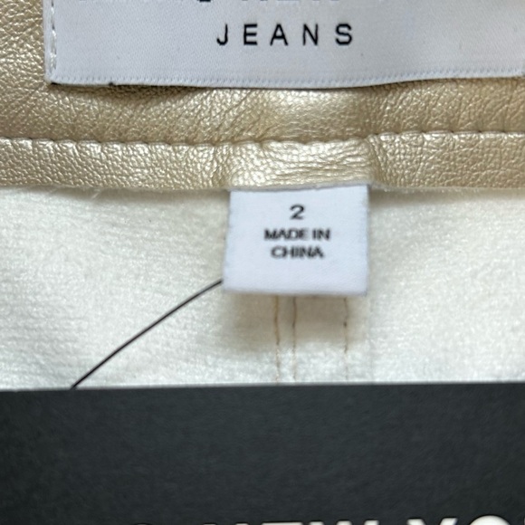 Marc New York /Gold Mini A-Line Skirt/Size 2 - Picture 10 of 12